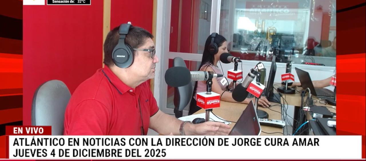 Transmisión de Atlántico en Noticias.