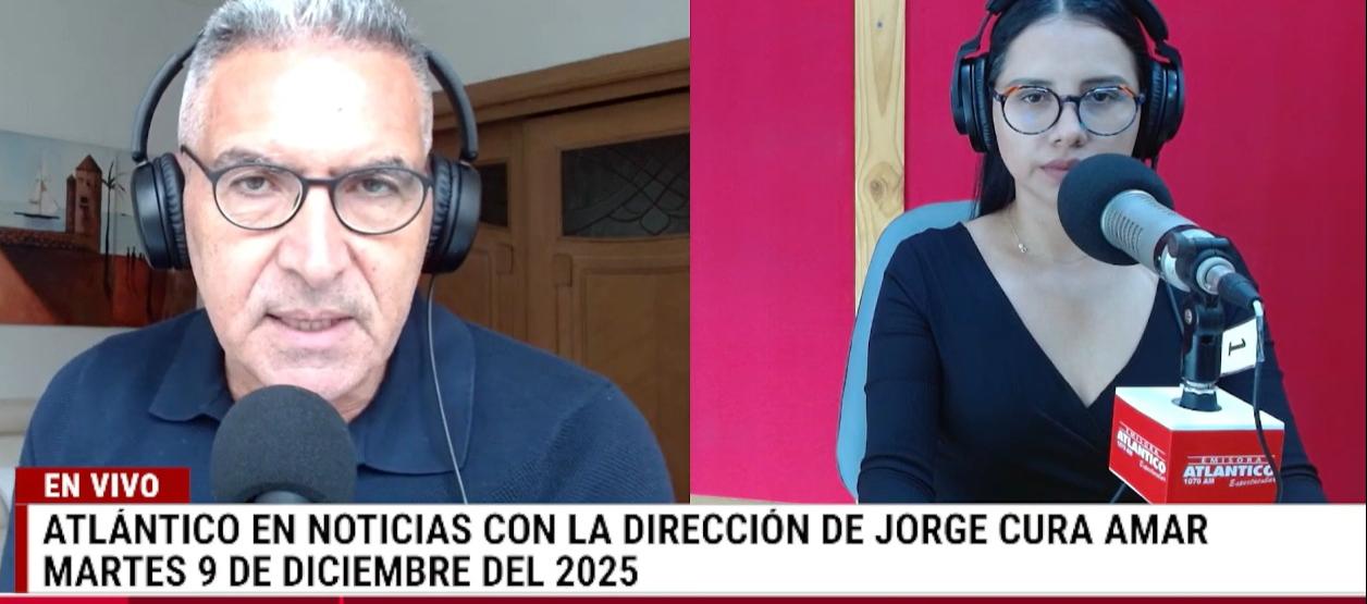 Transmisión de Atlántico en Noticias.