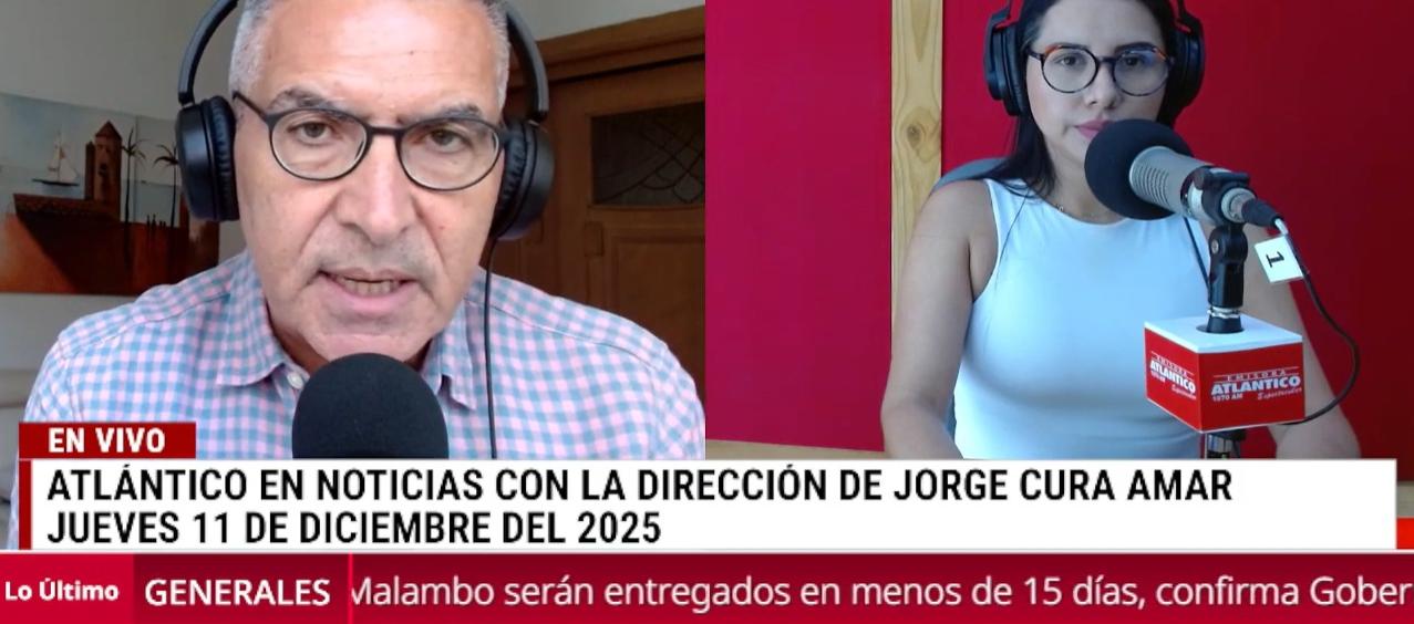 Transmisión de Atlántico en Noticias.