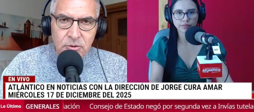 Transmisión de Atlántico en Noticias.