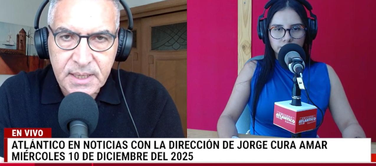 Transmisión de Atlántico en Noticias.