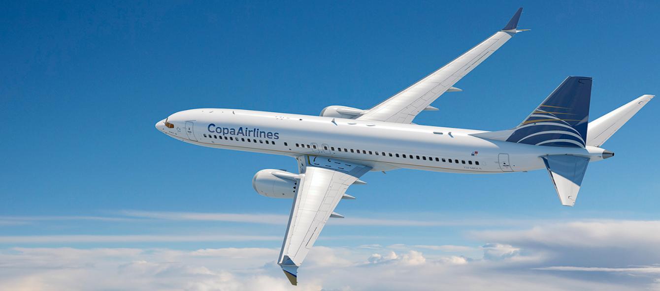 Avión de Copa Airlines. 