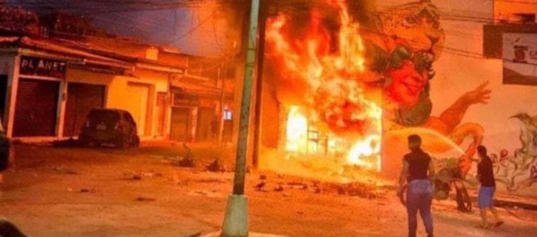 Lugar del ataque en Balboa.