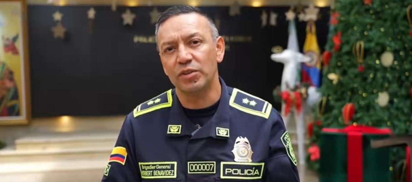 El brigadier general de la Policía, Herbert Benavidez.