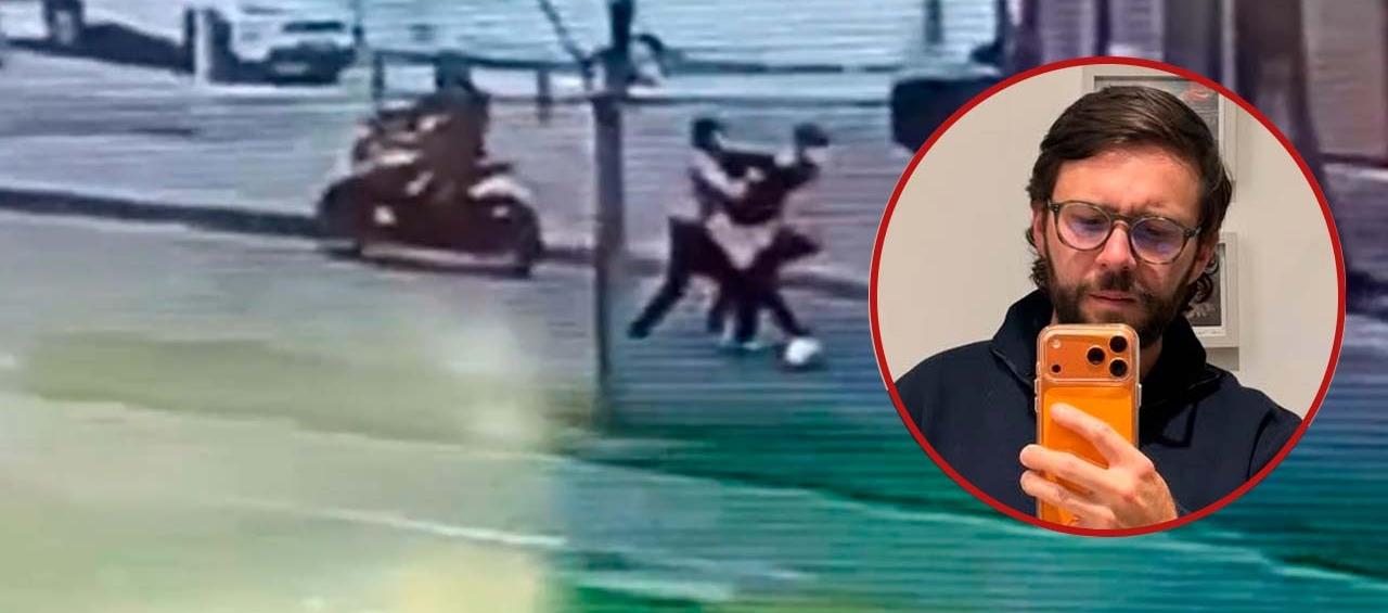 Momento del atraco y homicidio de Jean Claude Bossard.