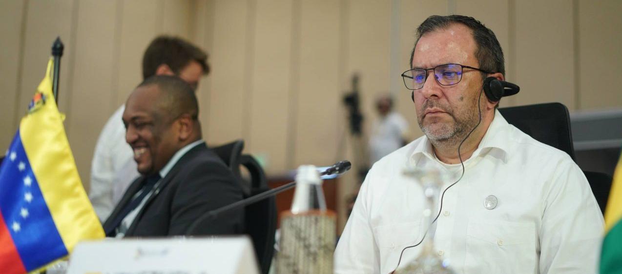 Ministro de Exteriores de Venezuela, Yván Gil.