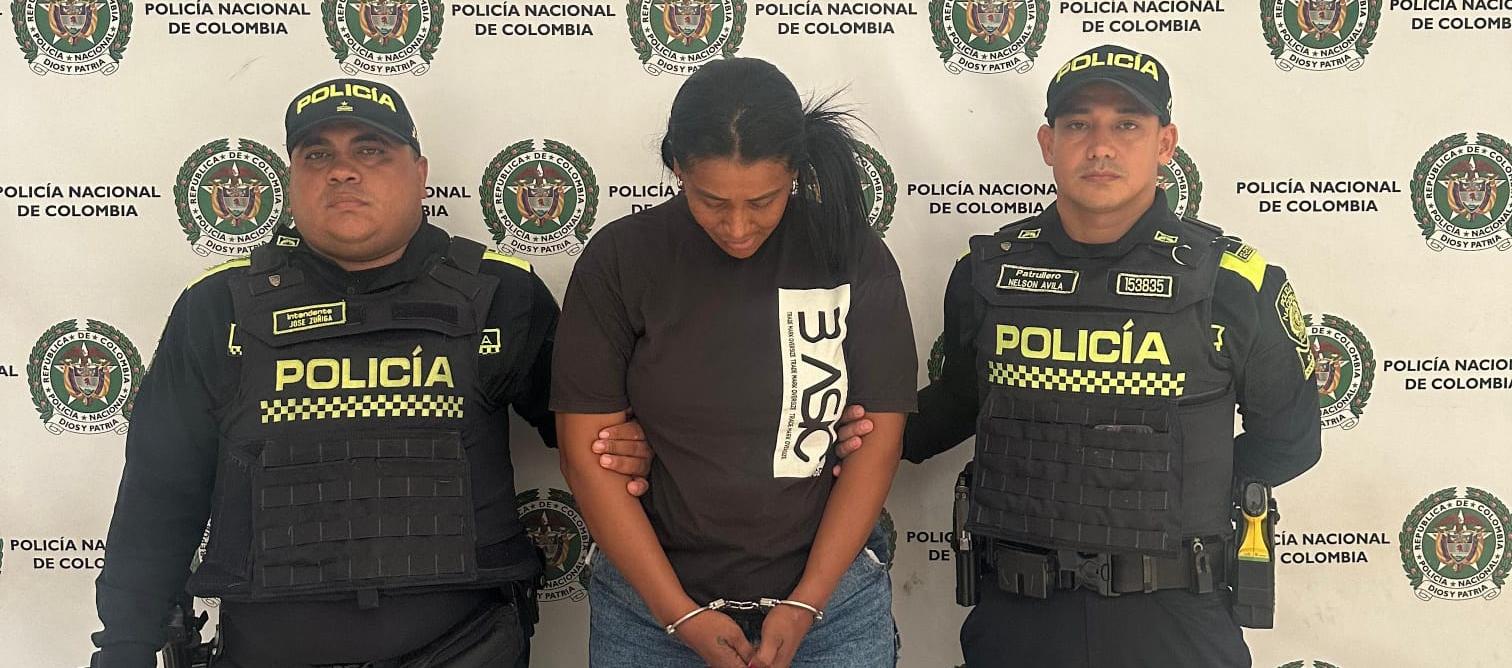 La mujer quedó a disposición de la Fiscalía. 