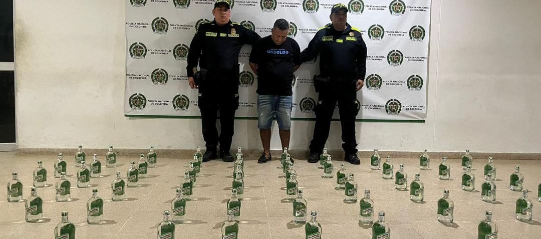 Capturado con licor adulterado en Sabanagrande, Atlántico.