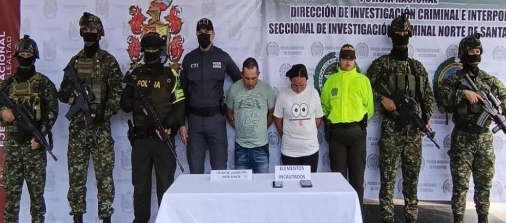 Los dos capturados fueron puestos a disposición de las autoridades competentes.