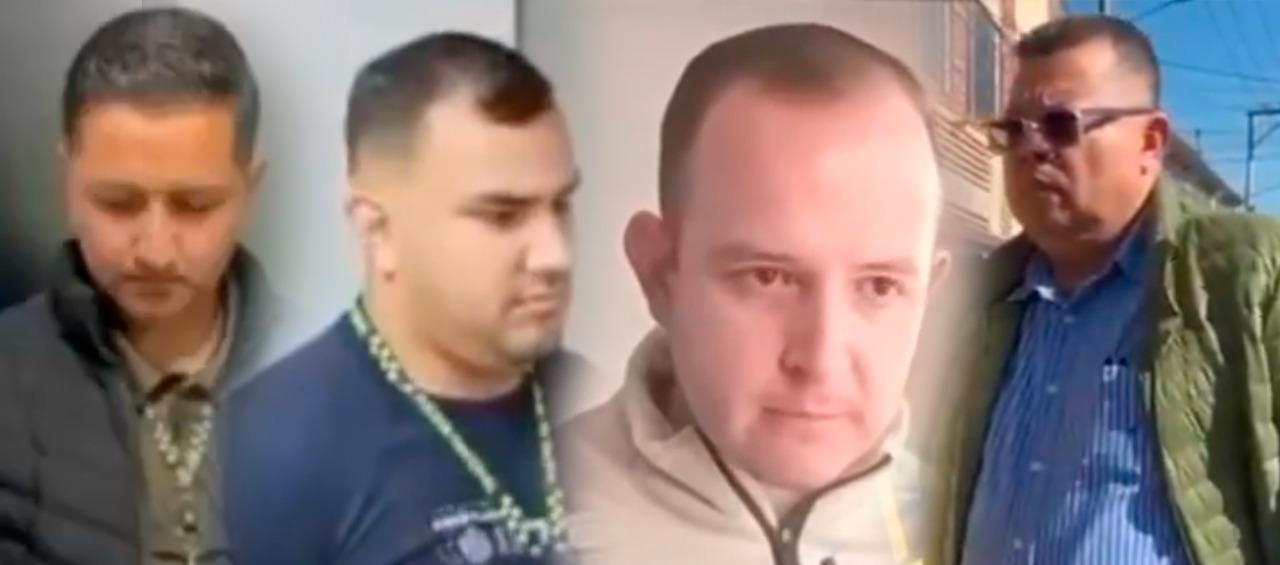 Algunos de los capturados.