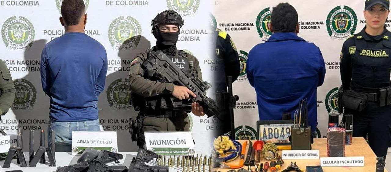 Capturados por el frustrado robo. 