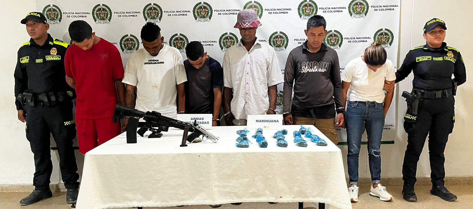 Las capturadas fueron realizadas en diligencias de allanamiento en varios puntos del Atlántico. 