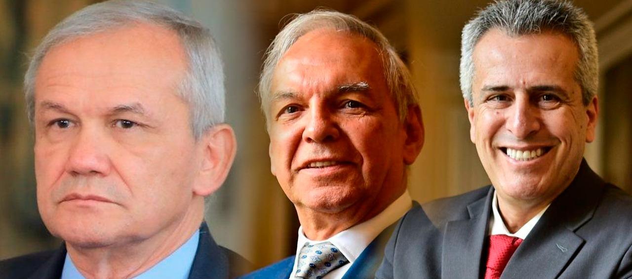 Carlos Ramón González, Ricardo Bonilla y Luis Fernando Velasco.