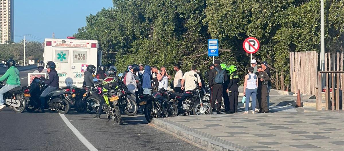 El joven quedó muerto en el lugar. 