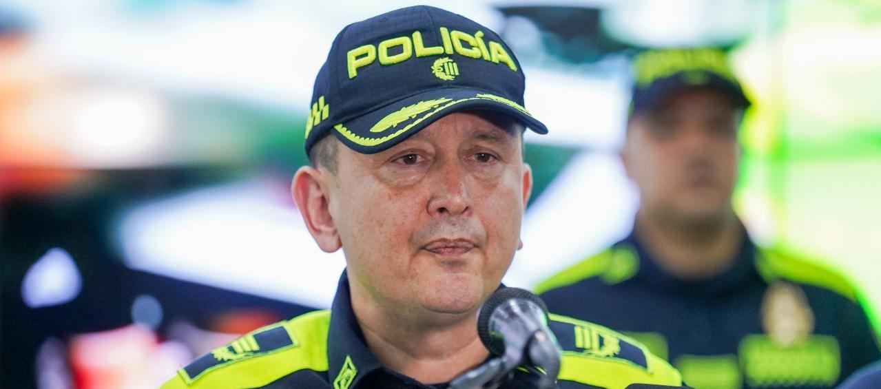 Coronel Miguel Andrés Camelo Sánchez, comandante de la Policía Metropolitana de Barranquilla.