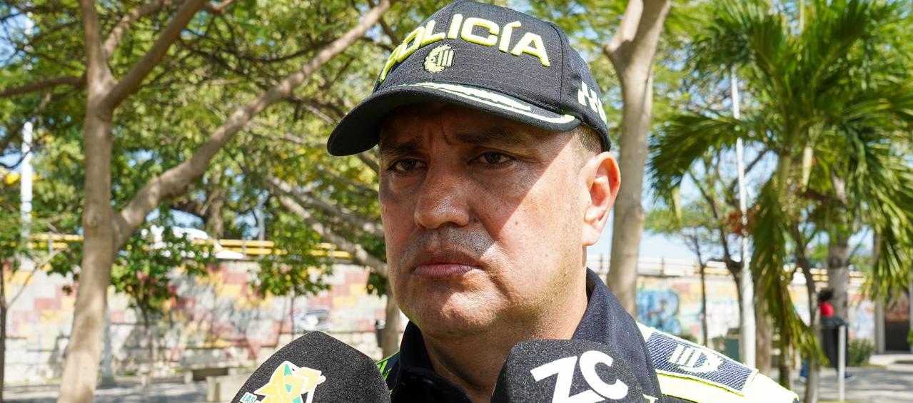 Coronel Eddy Javier Sánchez Sandoval, comandante del Departamento de Policía Atlántico