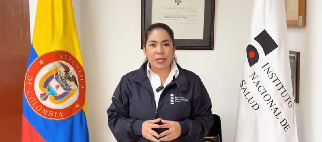 Diana Marcela Pava, directora del Instituto Nacional de Salud.