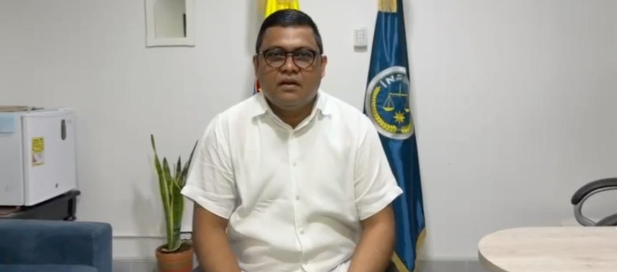 Jim Nelson Muñoz, director Regional del Inpec. 