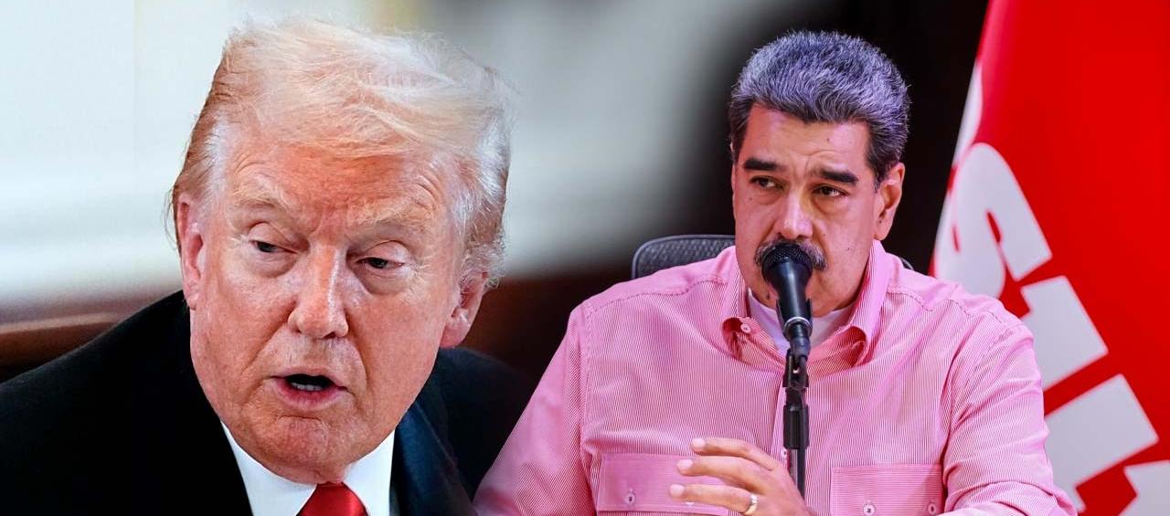 Donald Trump y Nicolás Maduro.