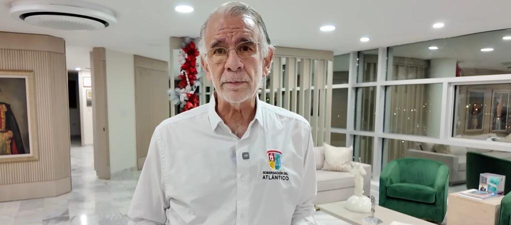 Eduardo Verano, gobernador del Atlántico.