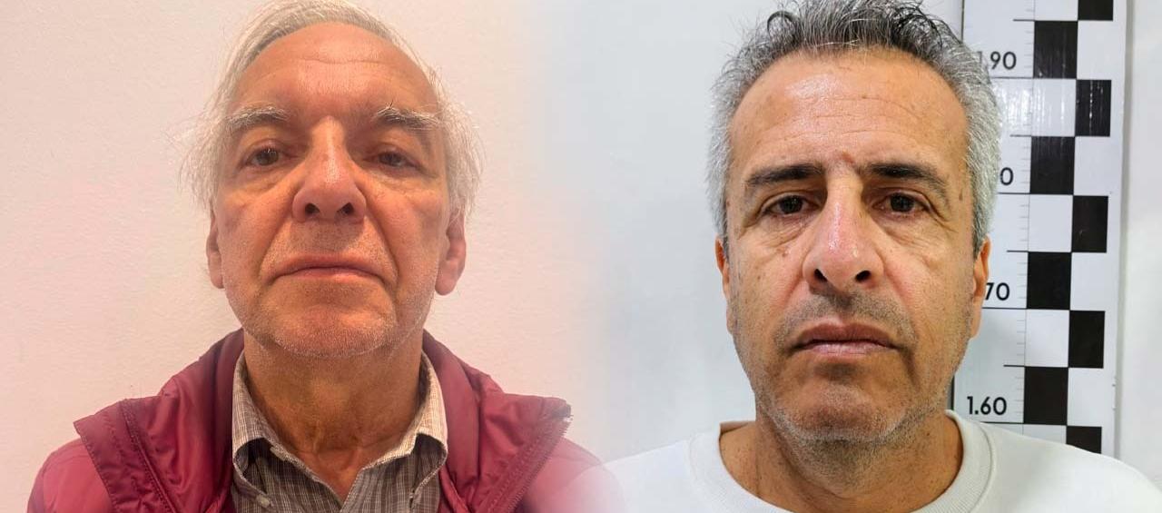 Exministros de Hacienda, Ricardo Bonilla; y del Interior, Luis Fernando Velasco. 