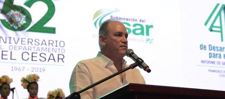 Exgobernador del Cesar, Francisco Ovalle Angarita.