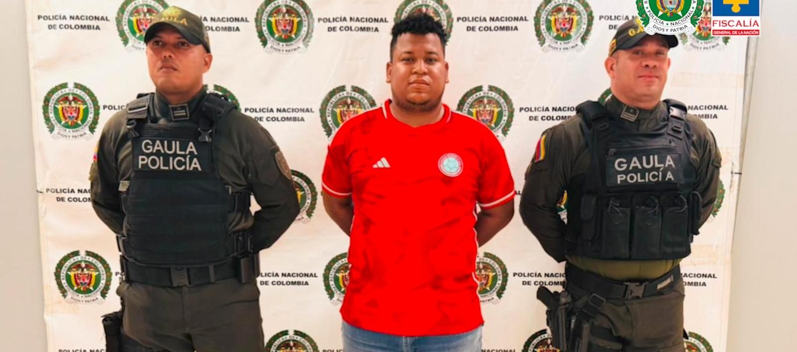 Uno de los capturados.