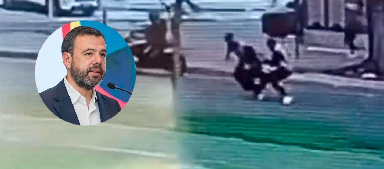 El Alcalde de Bogotá, Carlos Fernando Galán, y el momento del asesinato de Jean Claude Bossard.