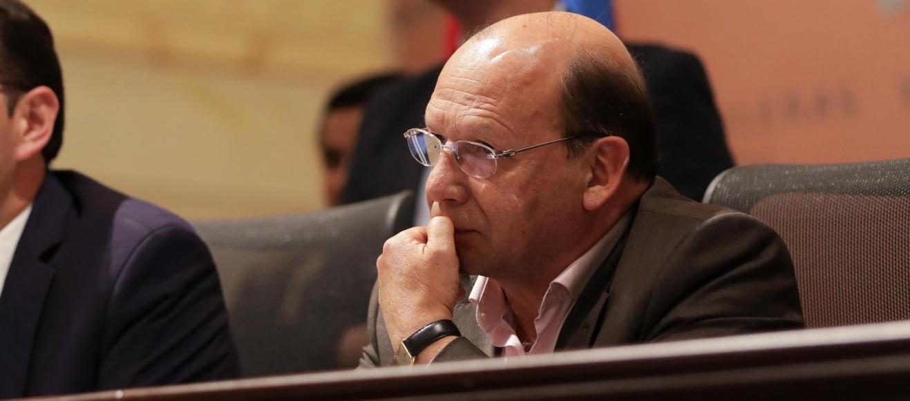 Germán Ávila, Ministro de Hacienda.