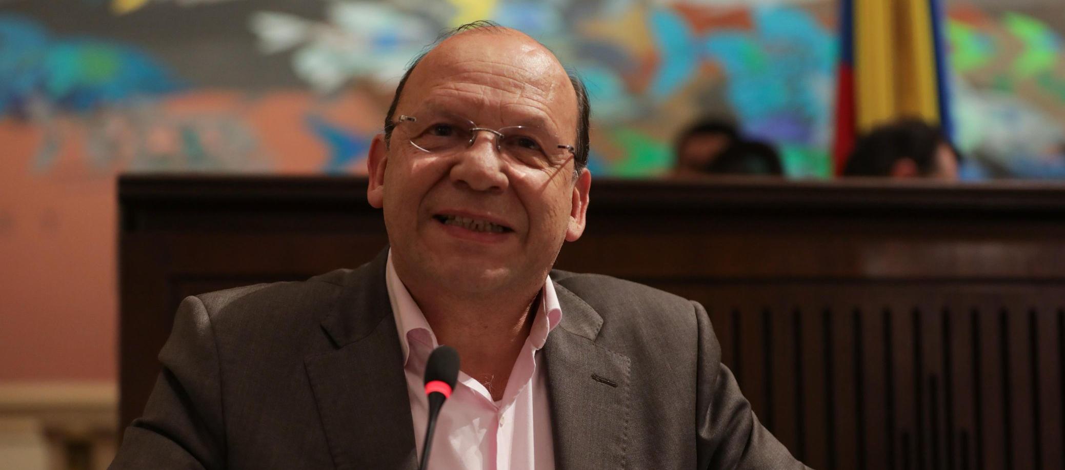 Germán Ávila, ministro de Hacienda.