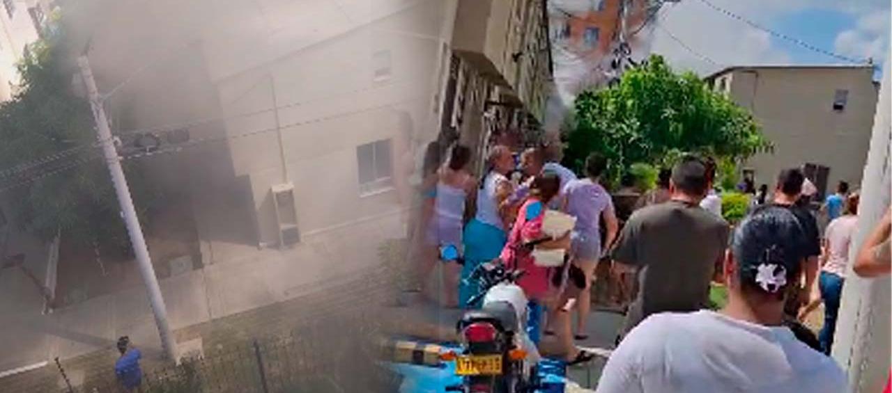 Incendio en apartamento de conjunto en Soledad causó pánico.