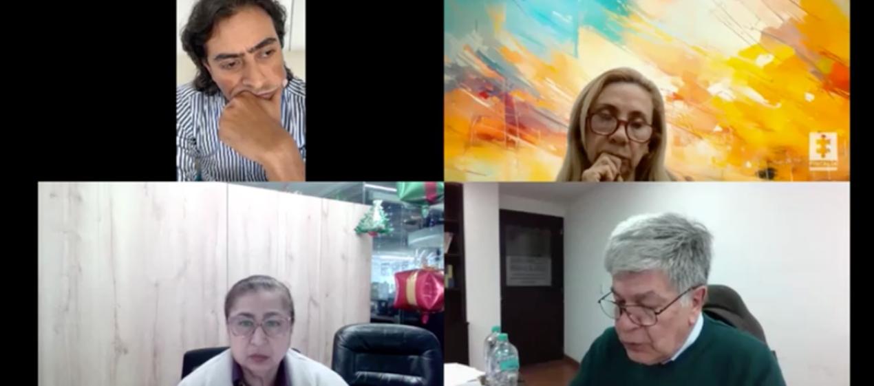 Aspecto de la audiencia preparatoria de este martes contra Nicolás Petro.