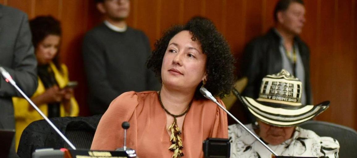 Congresista Isabel Zuleta. 