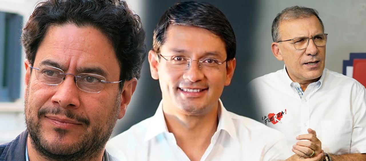 Iván Cepeda, Camilo Romero y Roy Barreras.