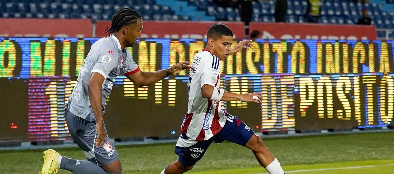 Último partido entre Junior y Santa Fe en el Metropolitano.