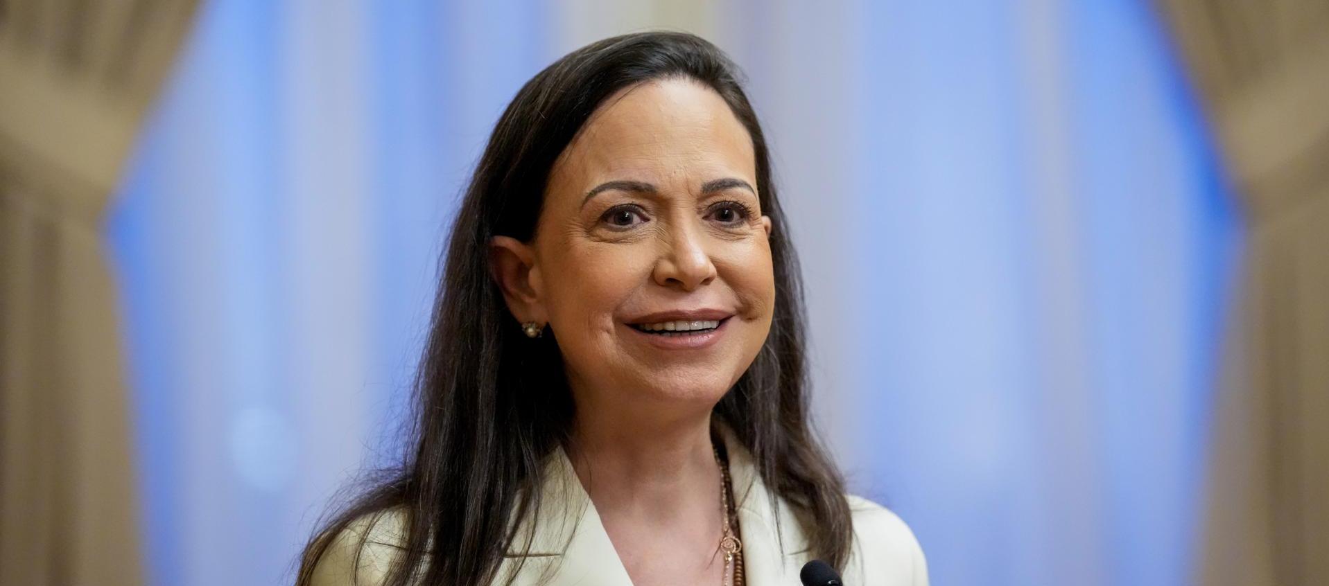 La Nobel de la Paz, María Corina Machado.