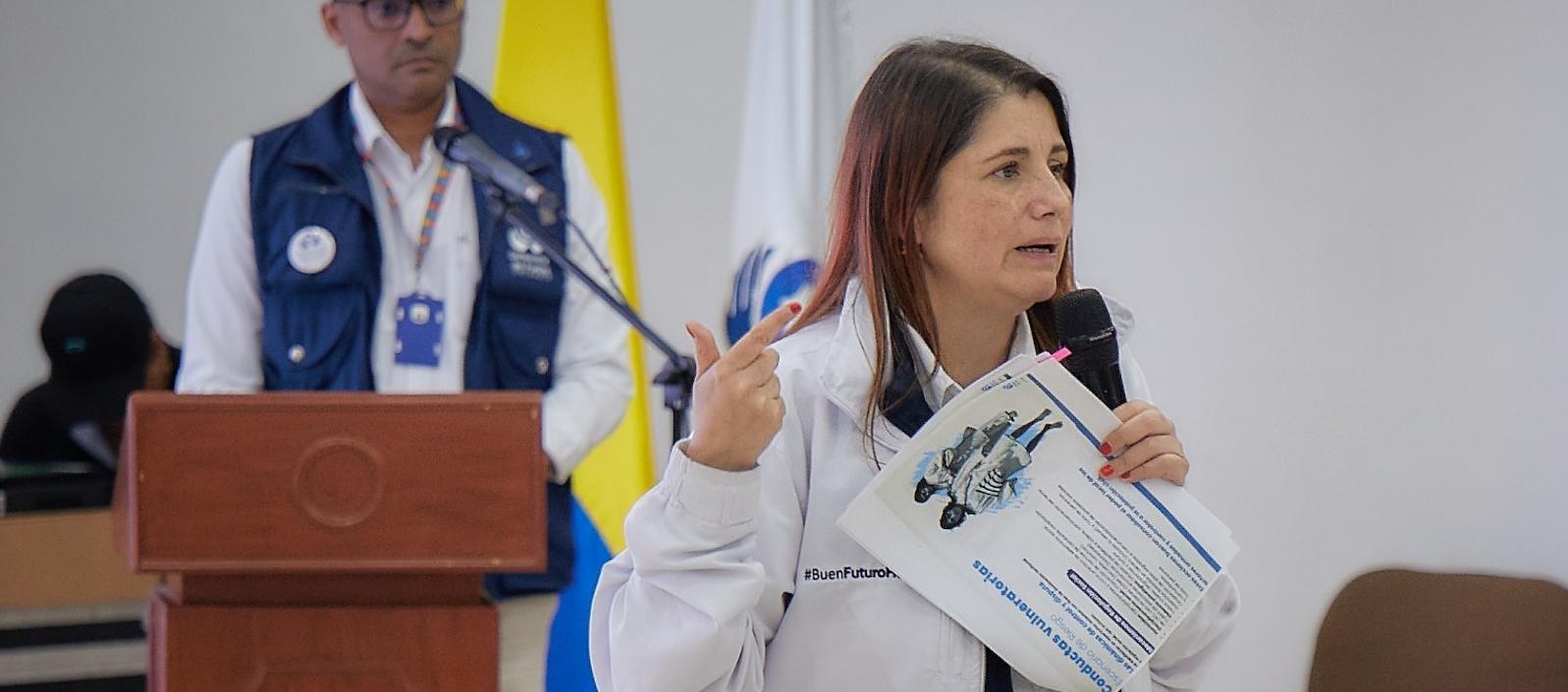 La defensora del Pueblo, Iris Marín Ortiz.