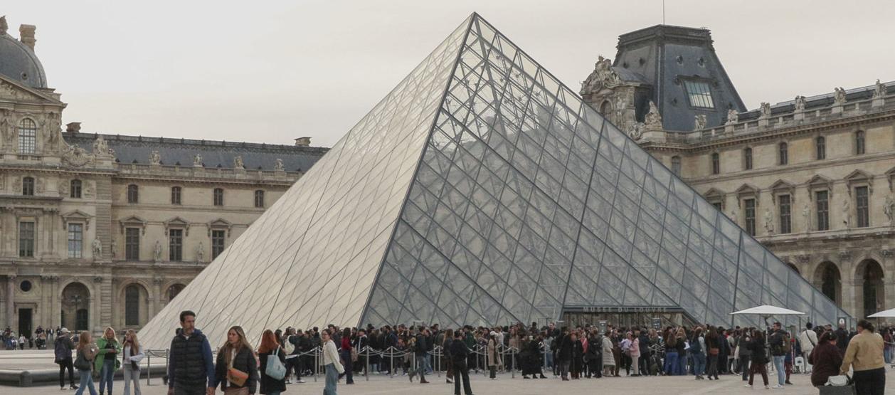 El Museo del Louvre.