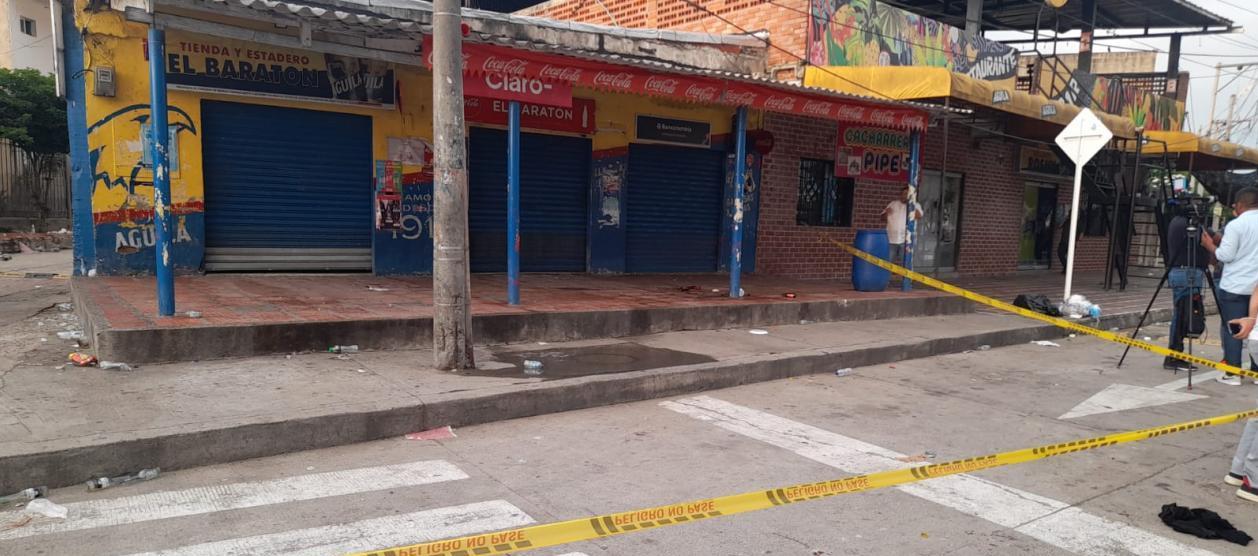 Lugar donde sucedió la masacre.