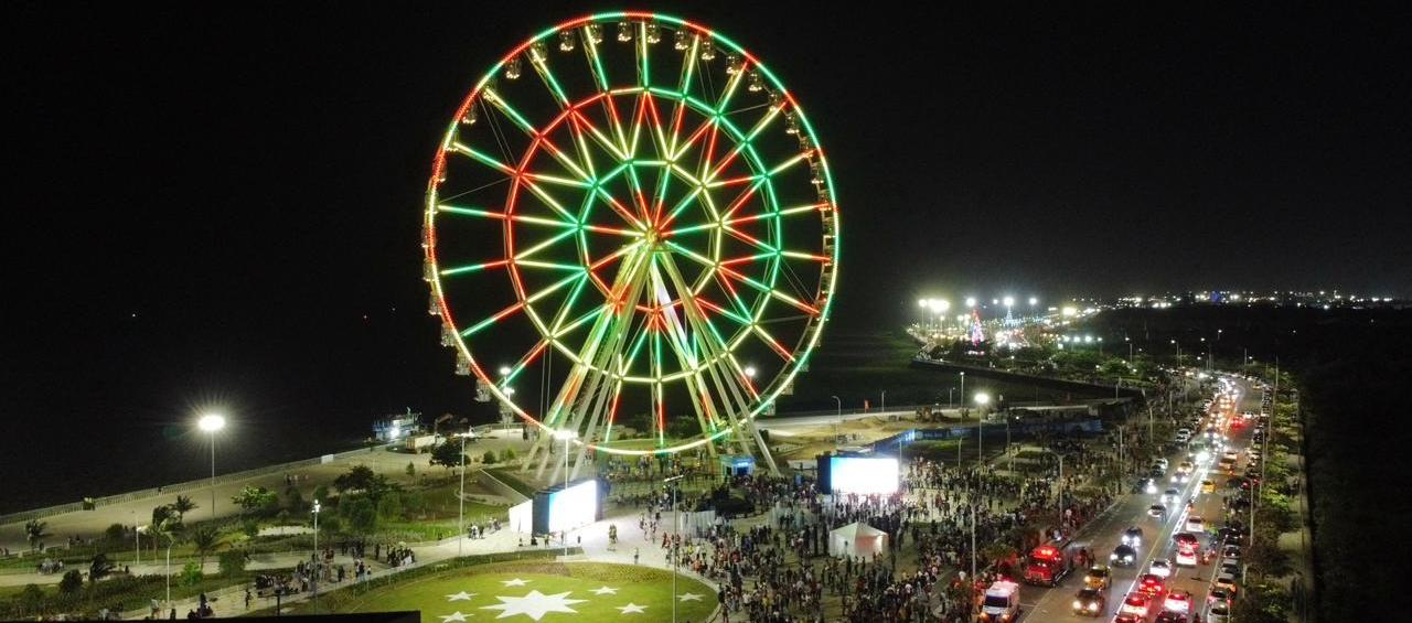 'La Luna del Río' inaugurada el pasado 13 de diciembre en el Malecón. 