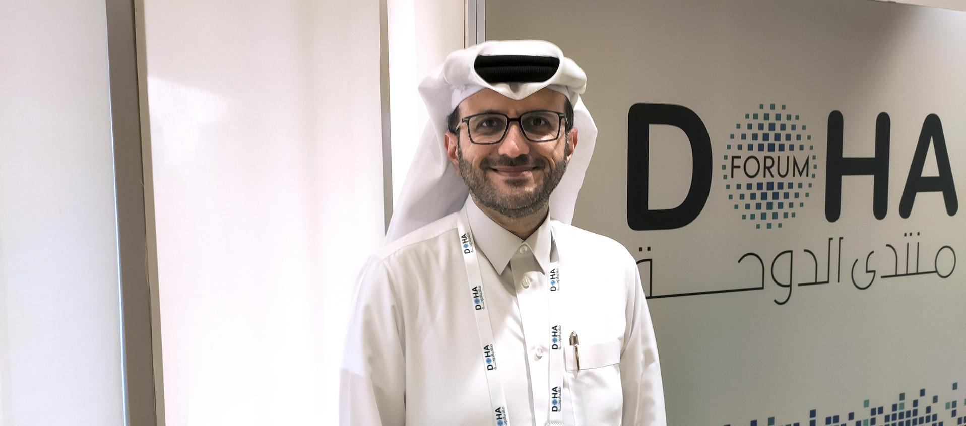 El portavoz del Ministerio de Exteriores de Catar, Majed al Ansari