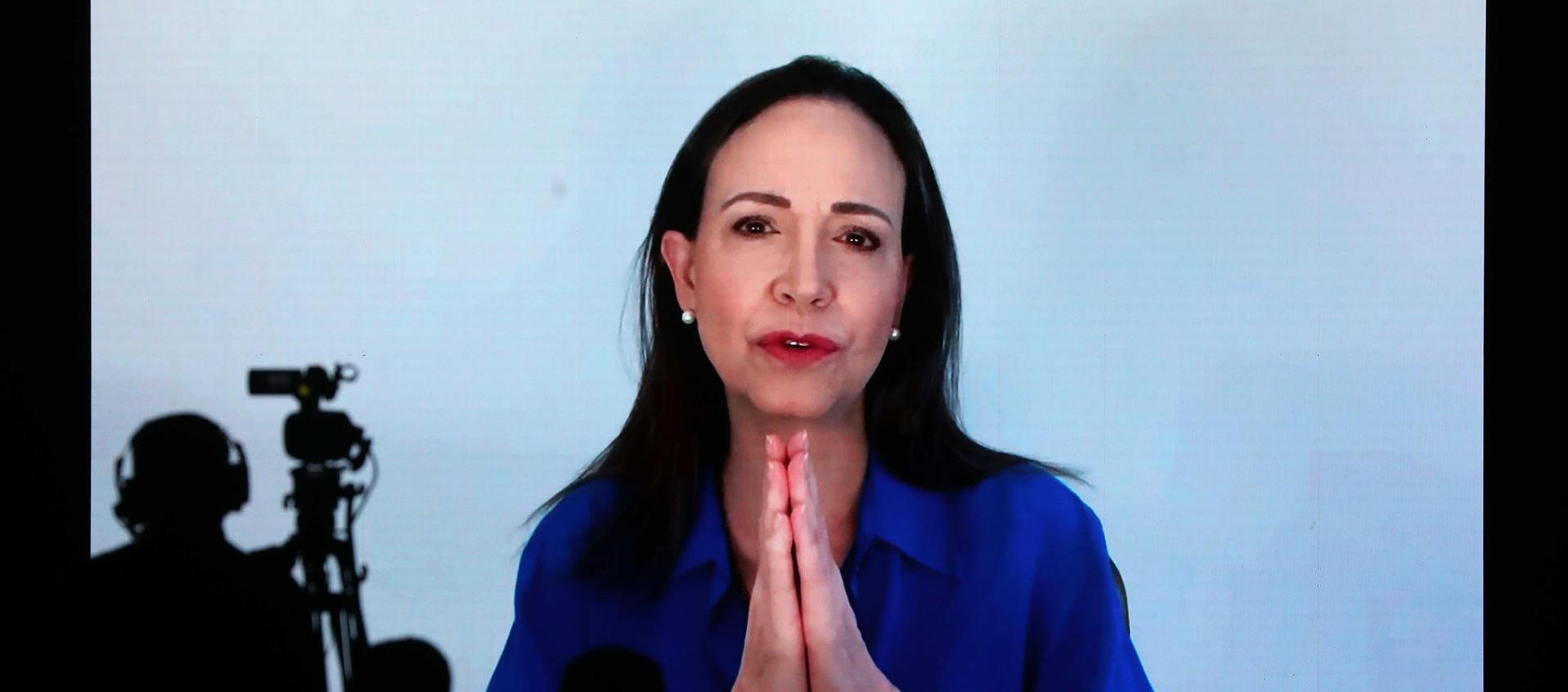 La líder de la oposición venezolana María Corina Machado.