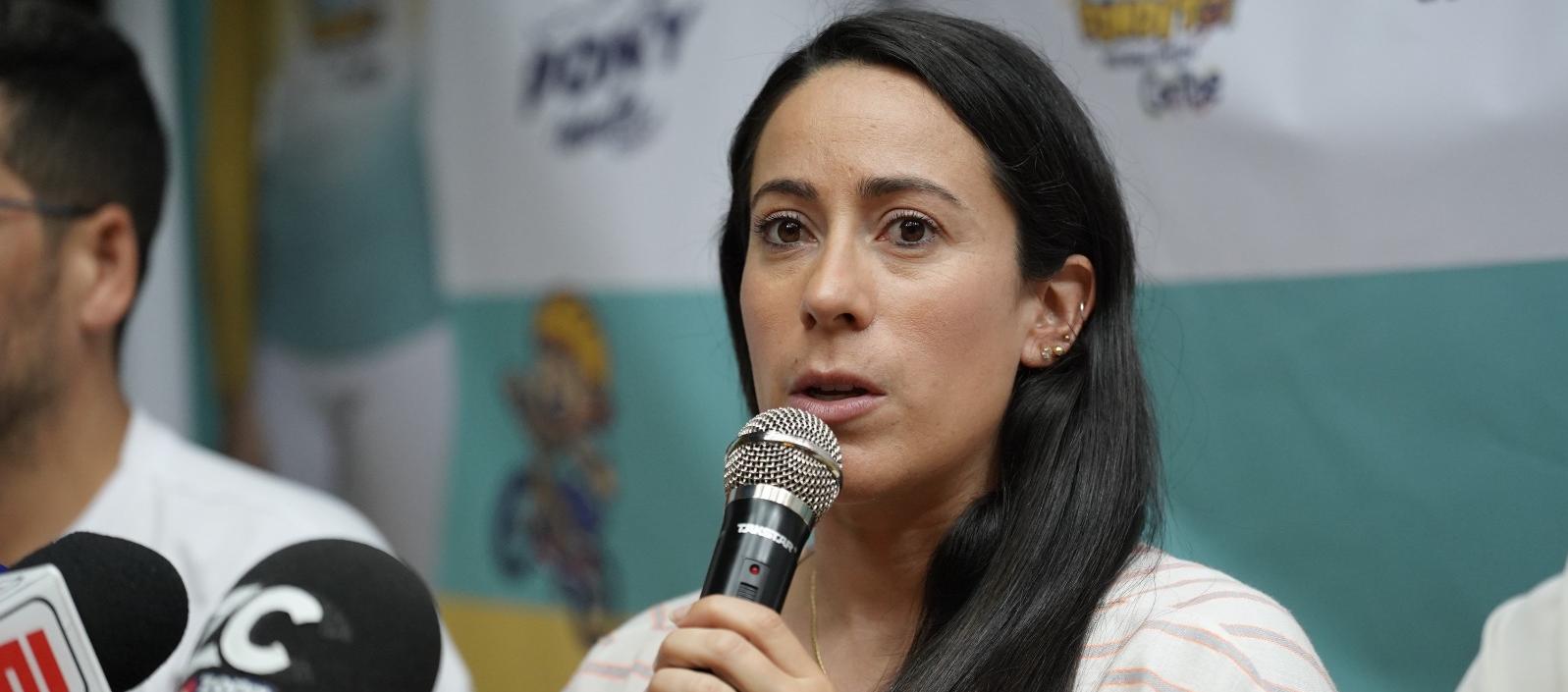 Mariana Pajón, deportista colombiana.