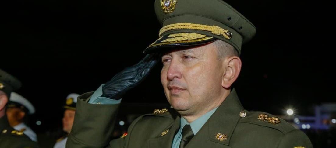 El recién ascendido Brigadier General Miguel Andrés Camelo Sánchez. 