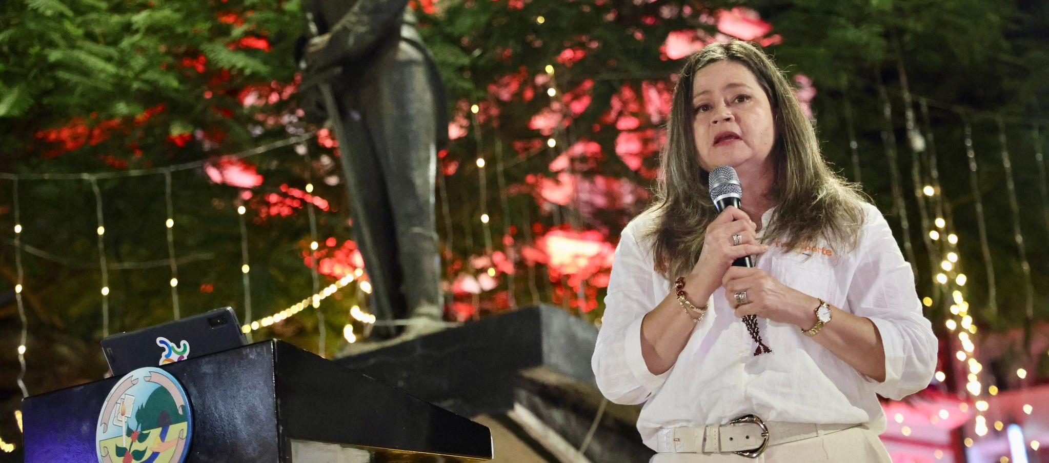 María Fernanda Rojas, ministra de Transporte. 