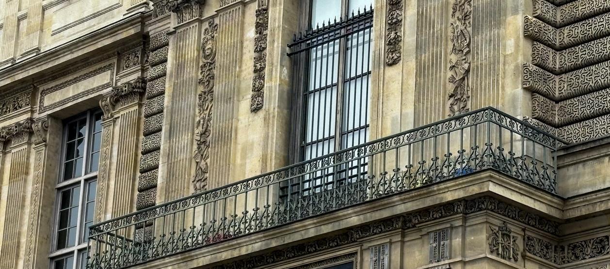 La reja instalada en el museo.