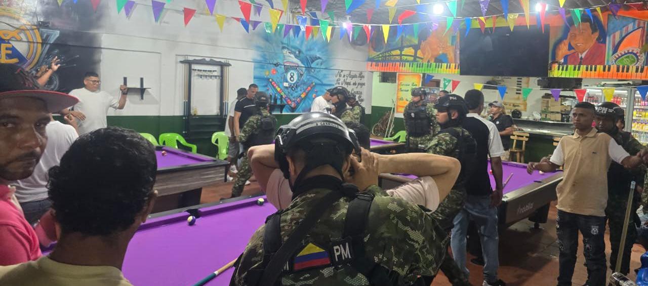 Operativo de la Policía.