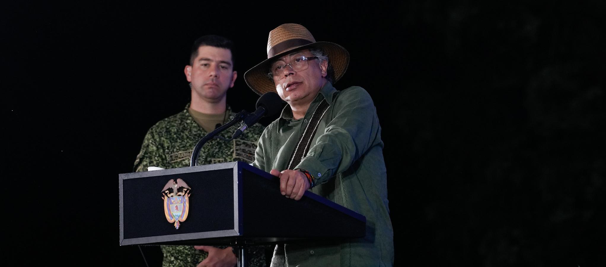 El Presidente Gustavo Petro.