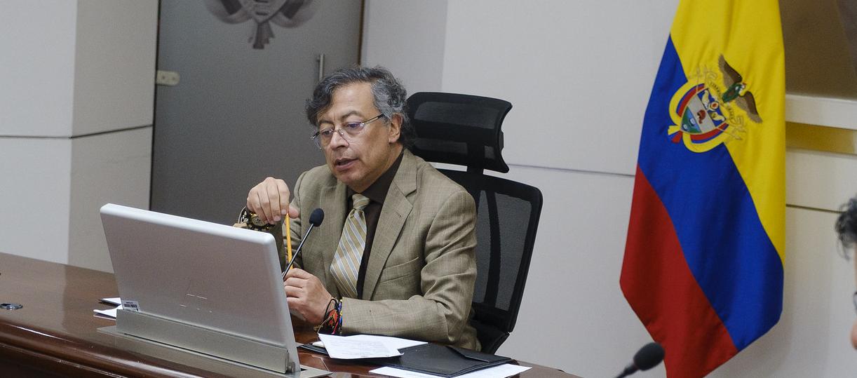 El Presidente Gustavo Petro.