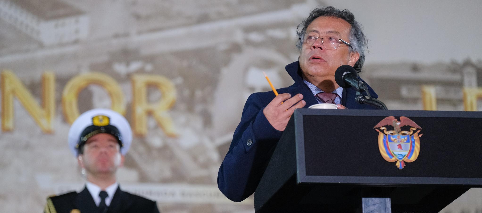 El Presidente Gustavo Petro.